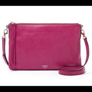 Fossil Sydney genuine leather crossbody bag
